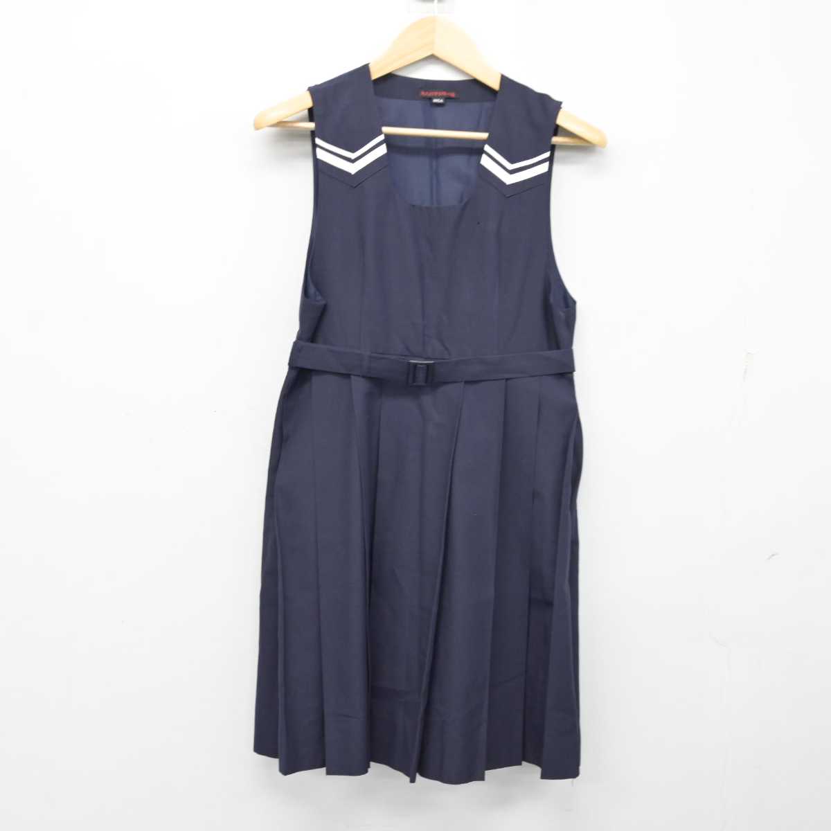 【中古】福岡県 上津役中学校 女子制服 1点 (ジャンパースカート) sf057890