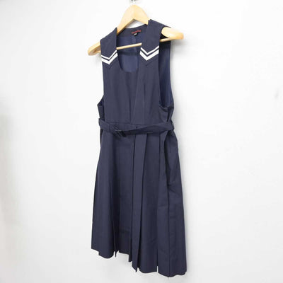 【中古】福岡県 上津役中学校 女子制服 1点 (ジャンパースカート) sf057890