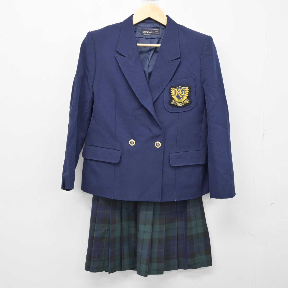 【中古】神奈川県 関東学院中学校・高等学校 女子制服 4点 (ブレザー・スカート) sf057898