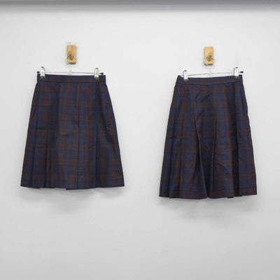 【中古】滋賀県 近江兄弟社中学校 女子制服 5点 (ブレザー・スカート) sf057911