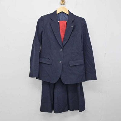 【中古】滋賀県 草津東高等学校 女子制服 7点 (ブレザー・ベスト・スカート・スカート) sf057913