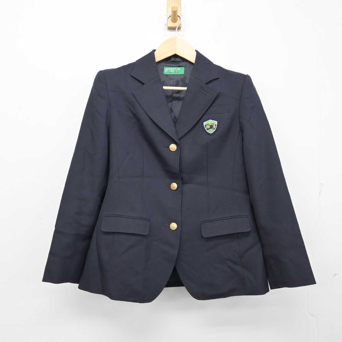 【中古】大阪府 四條畷学園中学校 女子制服 4点 (ブレザー・シャツ・スカート) sf057914