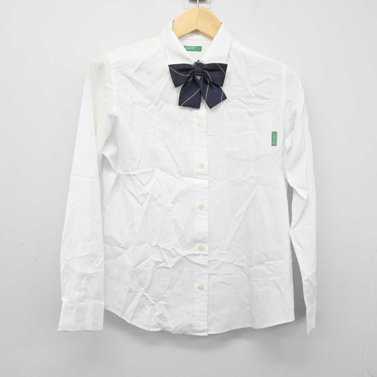 【中古】大阪府 四條畷学園中学校 女子制服 4点 (ブレザー・シャツ・スカート) sf057914