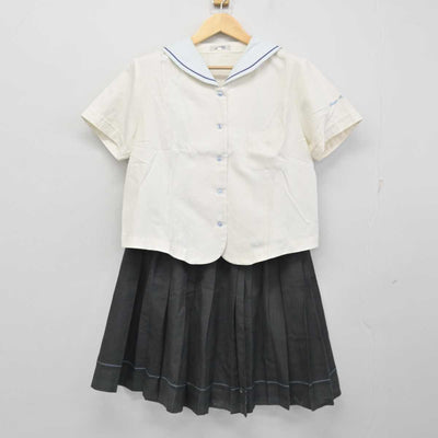 【中古】福岡県 光陵高等学校 女子制服 2点 (シャツ・スカート) sf057924