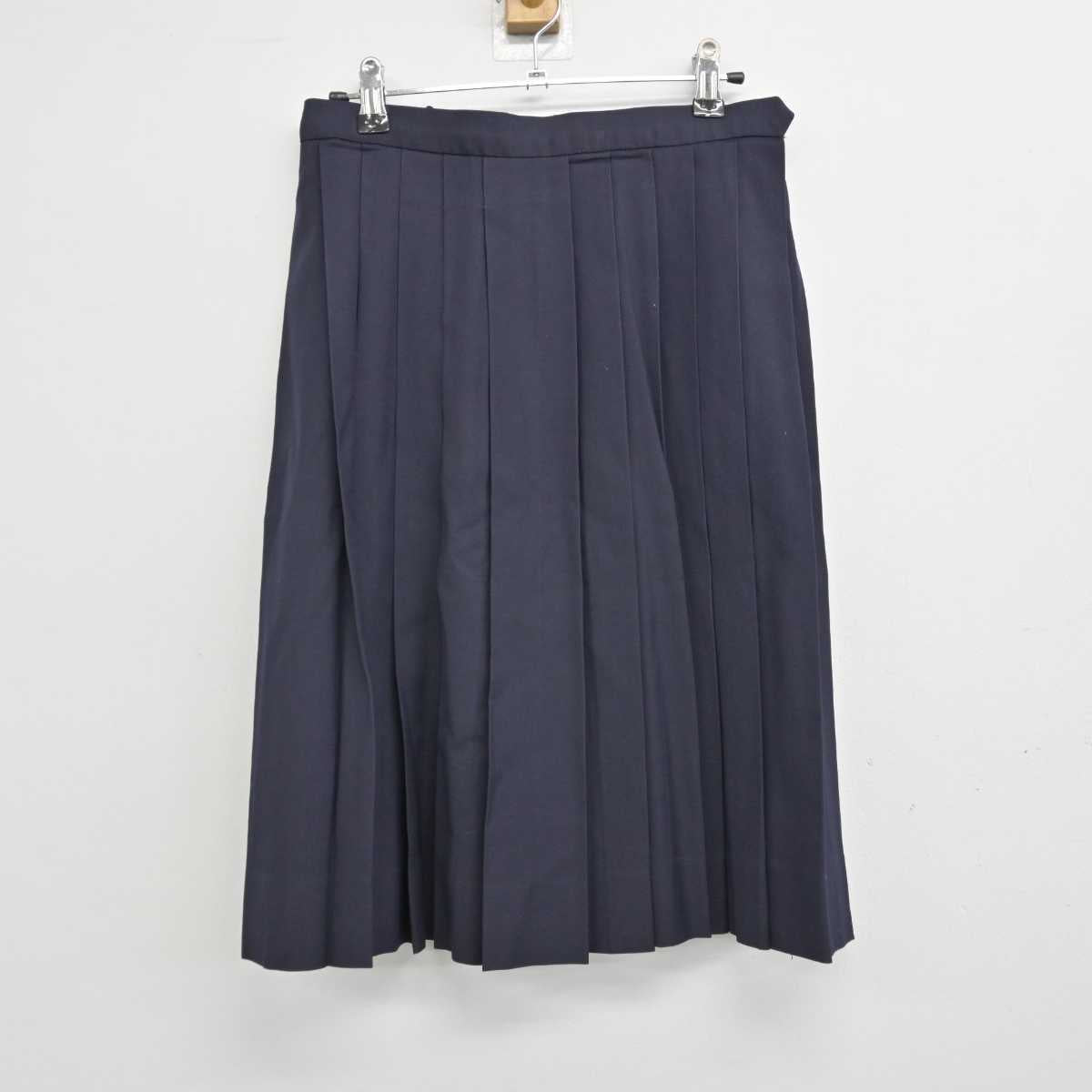 【中古】東京都 大妻中野中学校 女子制服 2点 (ニット・スカート) sf057933