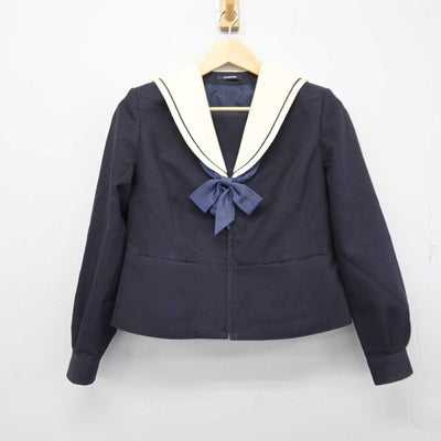 【中古】岐阜県 大垣商業高等学校 女子制服 3点 (セーラー服・スカート) sf057936