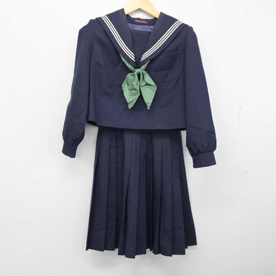 【中古】大阪府 大阪市立西中学校 女子制服 4点 (セーラー服・スカート) sf057937