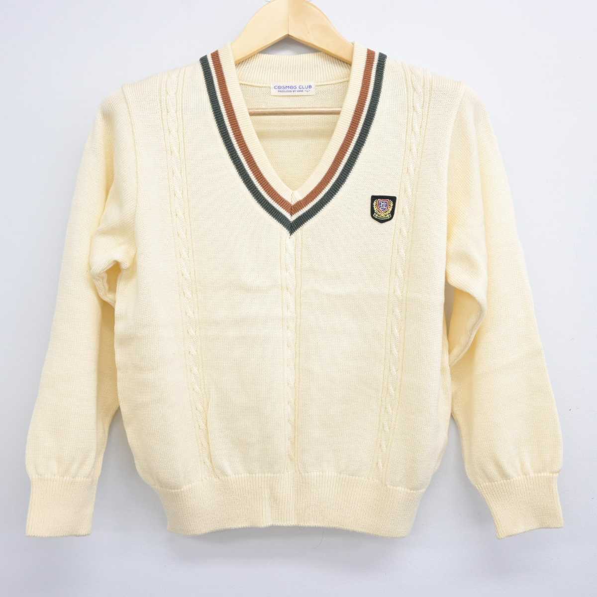 【中古】宮崎県 宮崎日本大学高等学校 女子制服 2点 (ニット・シャツ) sf057968