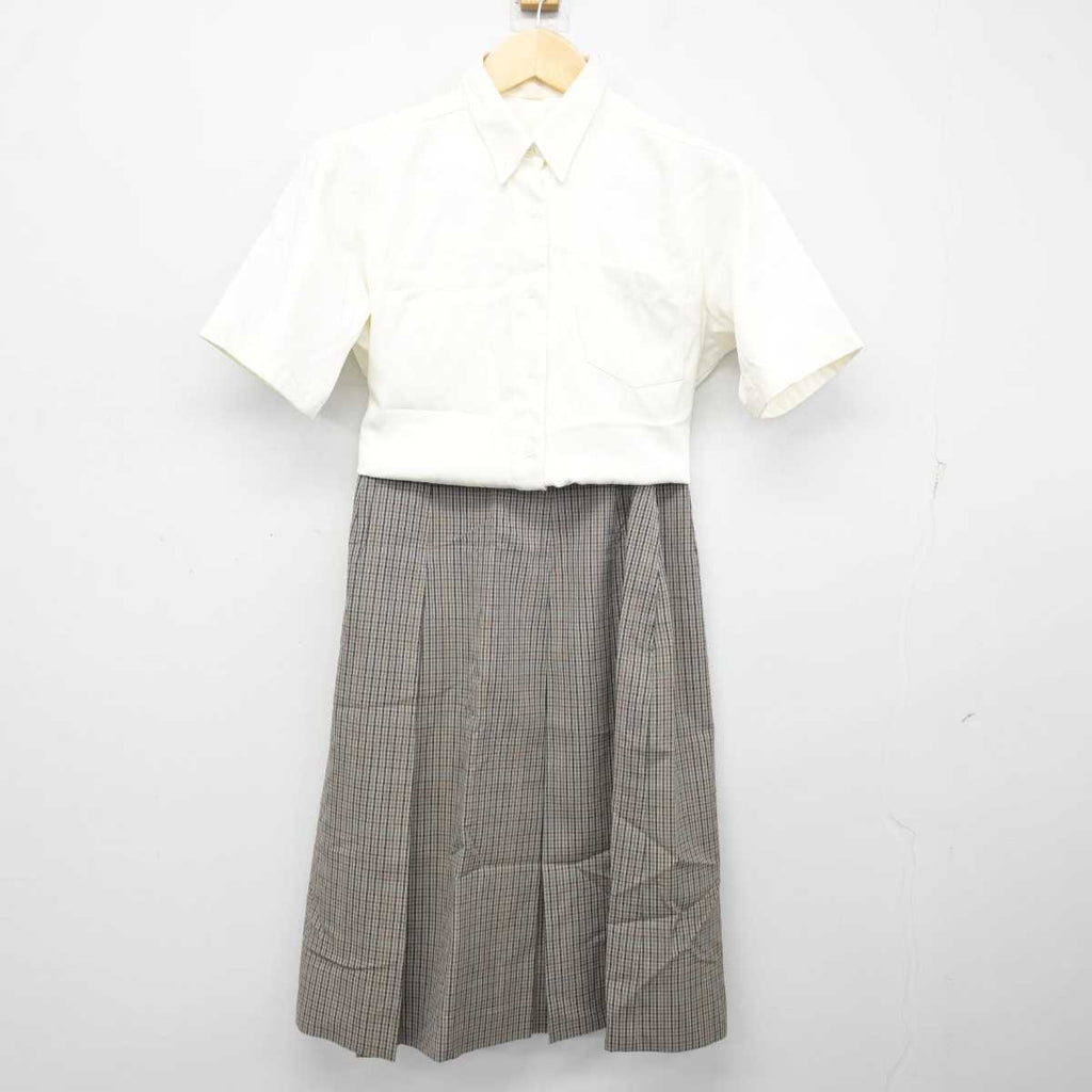 中古】長崎県 長崎商業高等学校 女子制服 2点 (シャツ・スカート) sf057984 | 中古制服通販パレイド