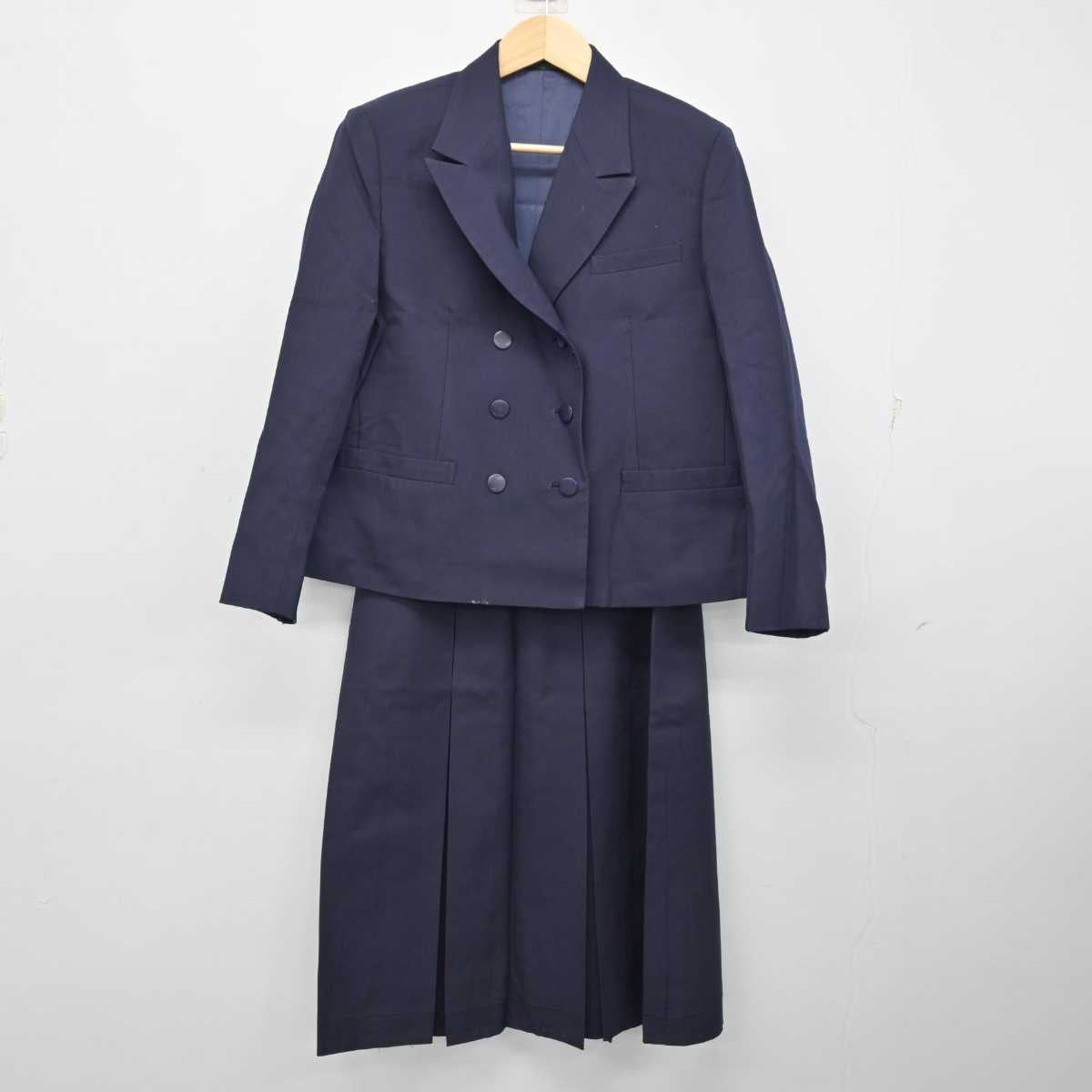 【中古】埼玉県 上尾南高等学校 女子制服 3点 (ブレザー・ベスト・スカート) sf057995