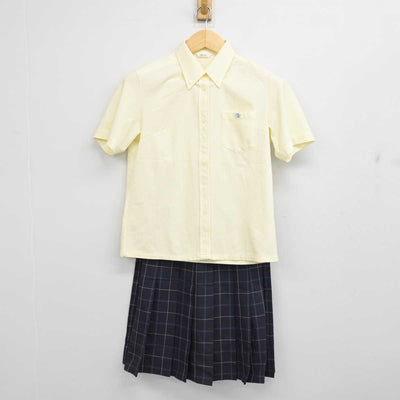 【中古】千葉県 生浜高等学校 女子制服 3点 (シャツ・スカート) sf057999