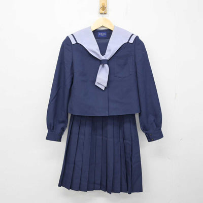 【中古】鳥取県 福米中学校 女子制服 2点 (セーラー服・スカート) sf058007