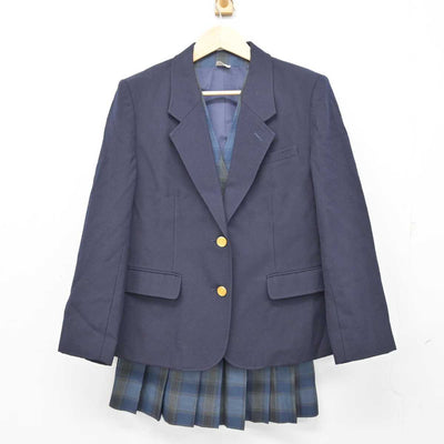 【中古】埼玉県 入間向陽高等学校 女子制服 3点 (ブレザー・ベスト・スカート) sf058030