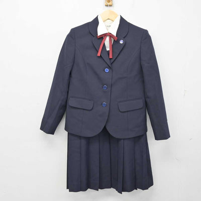 【中古】新潟県 新潟中央高等学校 女子制服 5点 (ブレザー・シャツ・ジャンパースカート) sf058034