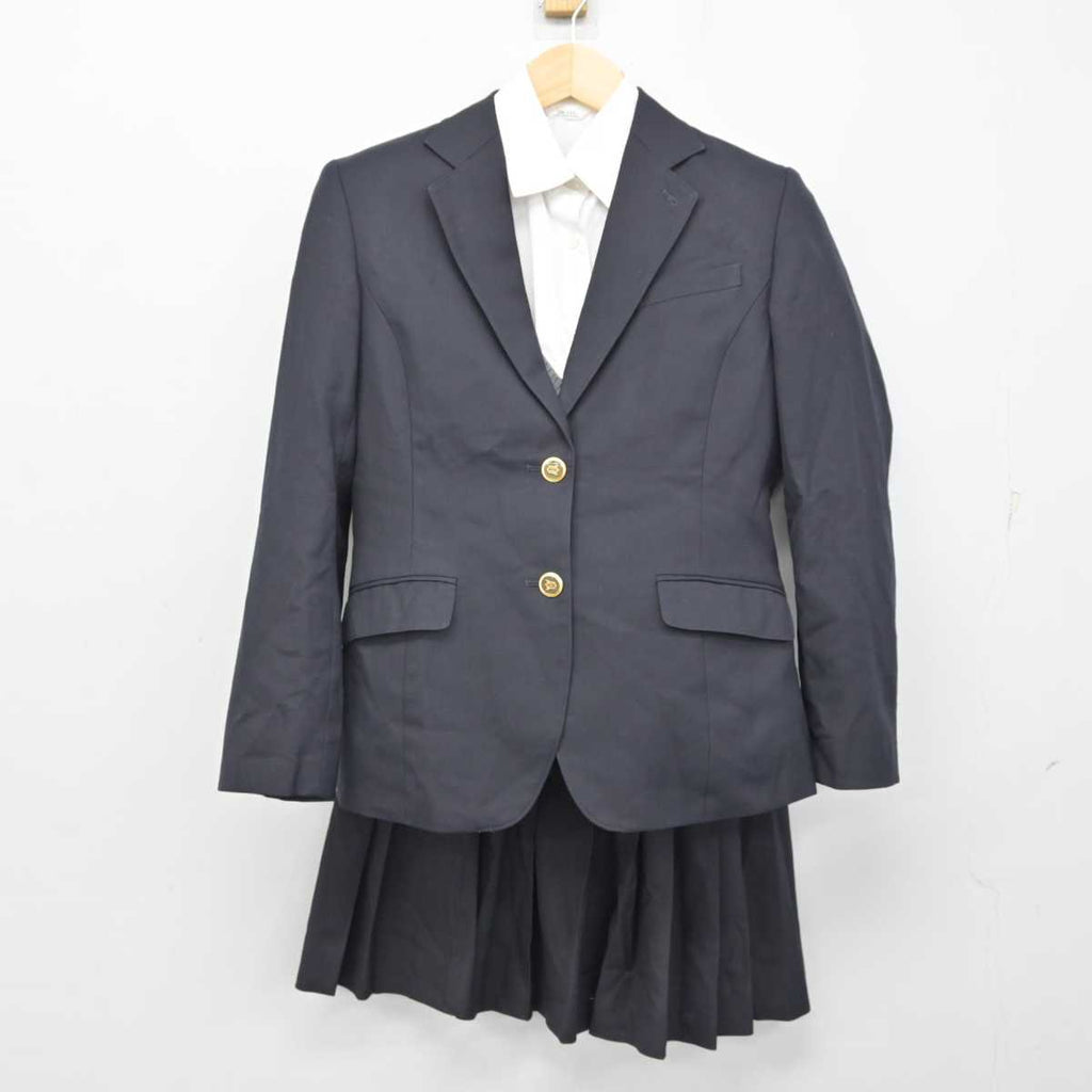 中古】神奈川県 法政大学第二高等学校 女子制服 4点 (ブレザー・ニット・シャツ・スカート) sf058039 | 中古制服通販パレイド