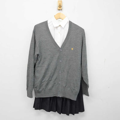 【中古】神奈川県 法政大学第二高等学校 女子制服 4点 (ブレザー・ニット・シャツ・スカート) sf058039