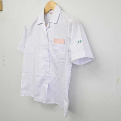 【中古】福岡県 久留米市立青陵中学校 女子制服 3点 (シャツ・スカート) sf058045