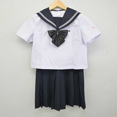 【中古】北海道 千歳高等学校 女子制服 4点 (セーラー服・スカート) sf058058