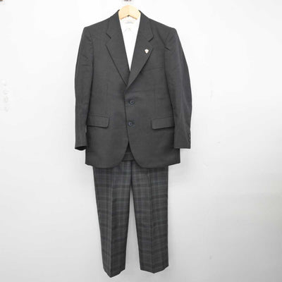 【中古】岐阜県 済美高等学校 男子制服 6点 (ブレザー・シャツ・ズボン) sf058072