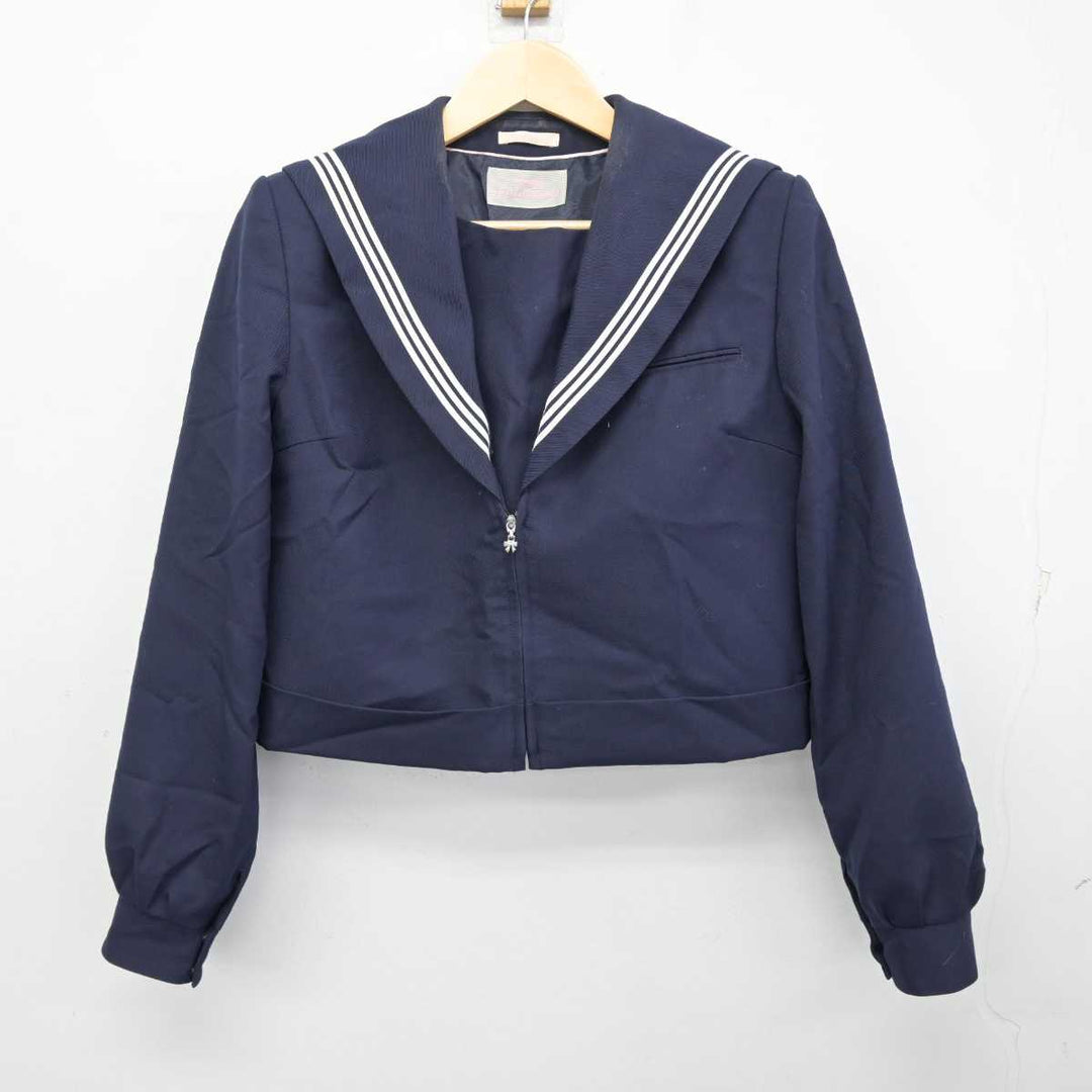 中古】福岡県 北九州市立中央中学校 女子制服 2点 (セーラー服・ジャンパースカート) sf058074 | 中古制服通販パレイド