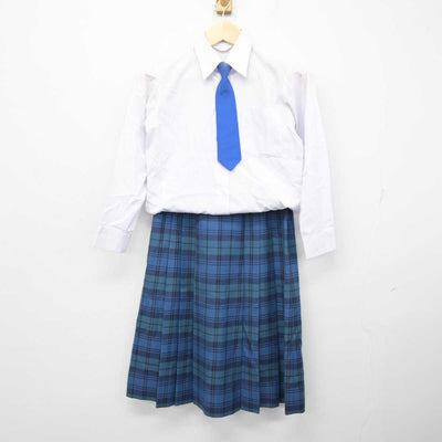 【中古】兵庫県 桃山台中学校 女子制服 4点 (ブレザー・シャツ・スカート) sf058095