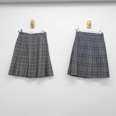 【中古】栃木県 高根沢高等学校 女子制服 4点 (ブレザー・スカート) sf058104