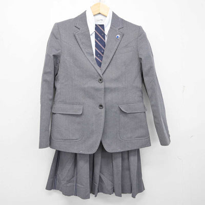 【中古】広島県 広島修道大学ひろしま協創高等学校 女子制服 5点 (ブレザー・シャツ・スカート) sf058146