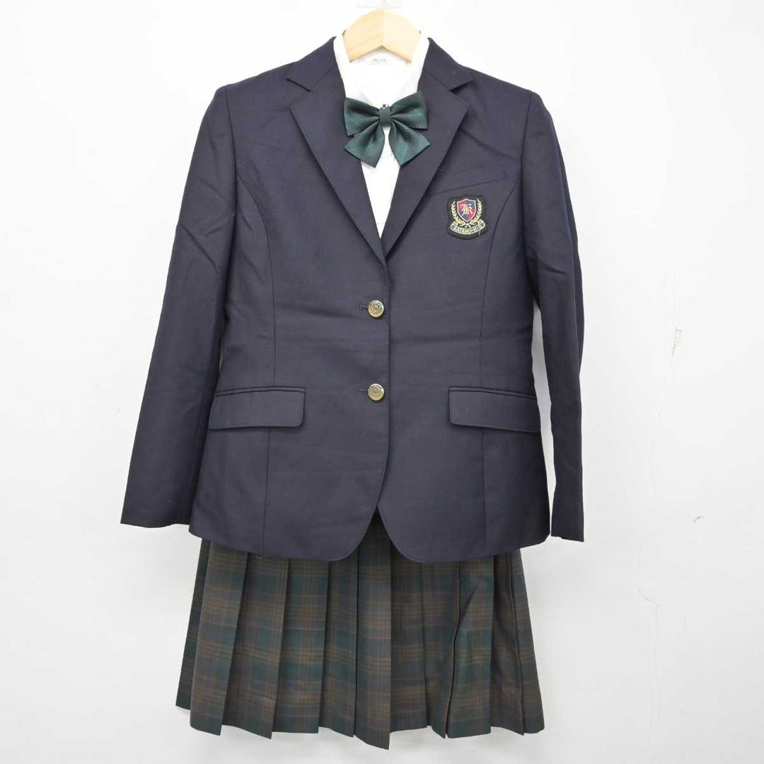 大阪高等学校　制服　女子　スカート 中古】大阪府 交野高等学校 女子制服 4点 (ブレザー・シャツ