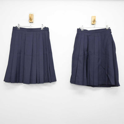 【中古】神奈川県 横浜平沼高等学校 女子制服 2点 (スカート) sf058176