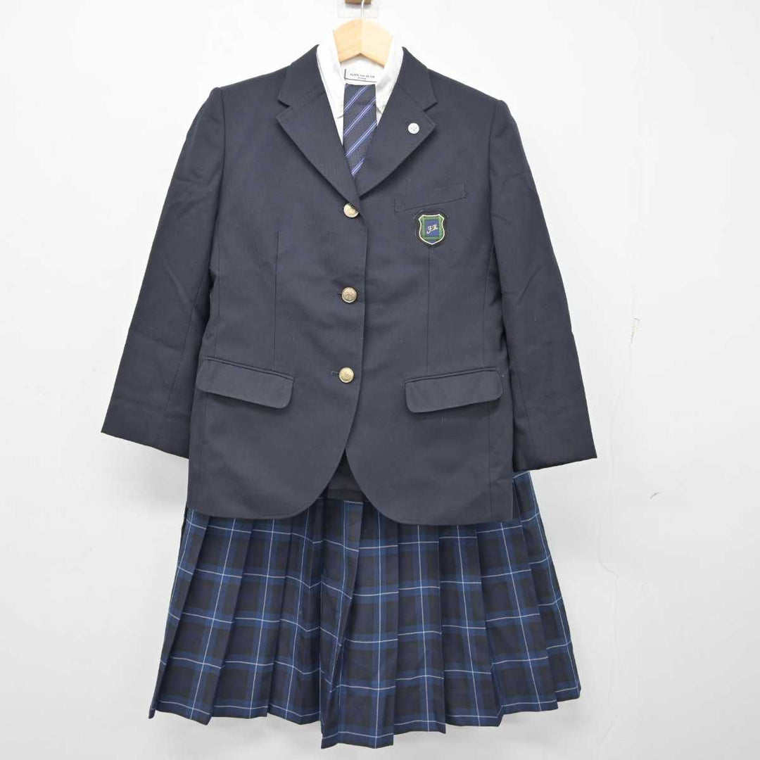 【中古】福岡県 福岡講倫館高等学校 女子制服 5点 (ブレザー・シャツ・スカート) sf058177