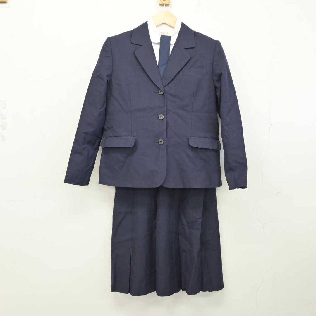 中古制服】静岡県 浜松市立高等学校 女子制服 6点（ブレザー