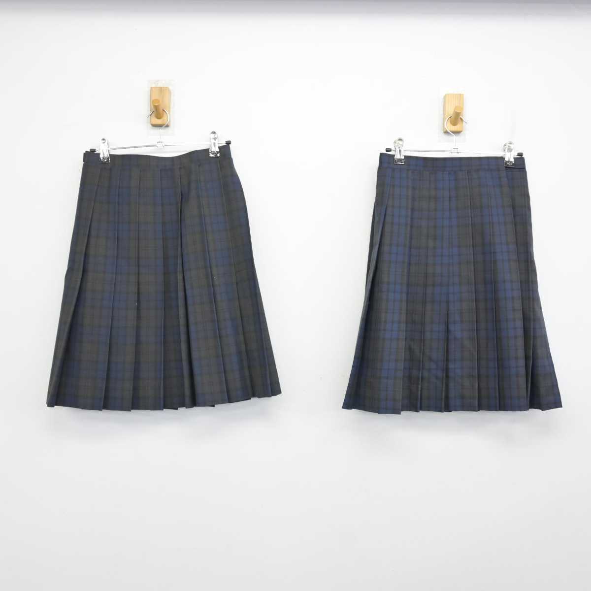 【中古】神奈川県 御所見中学校 女子制服 3点 (ベスト・スカート) sf058209