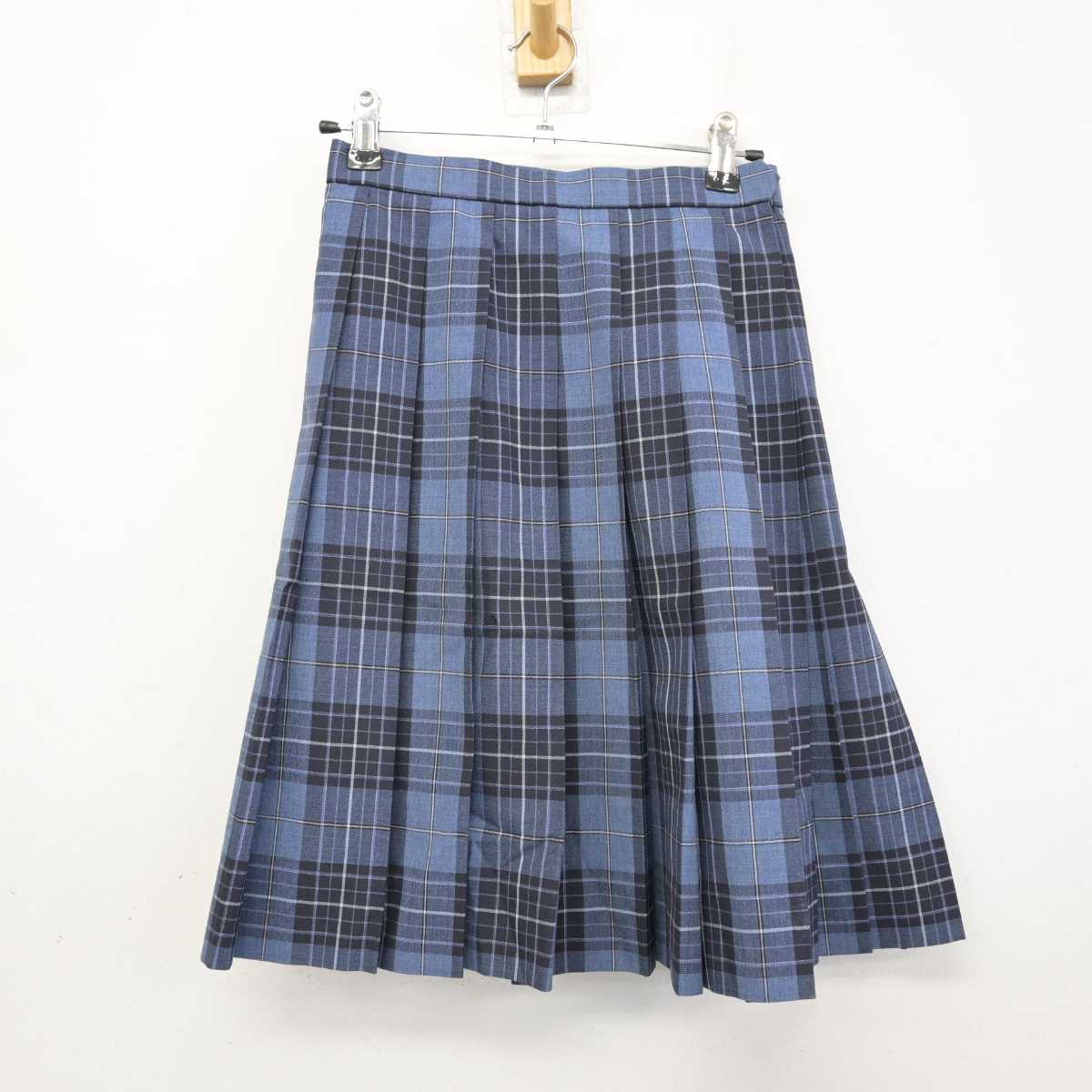 【中古】東京都 南多摩中等教育学校 女子制服 3点 (ニットベスト・スカート) sf058214