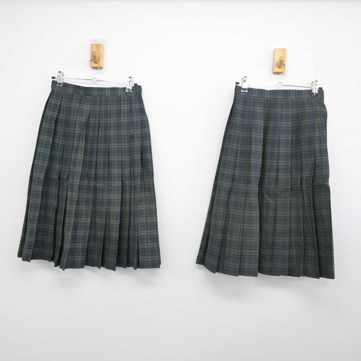 【中古】福島県 尚志高等学校 女子制服 4点 (ブレザー・スカート) sf058238