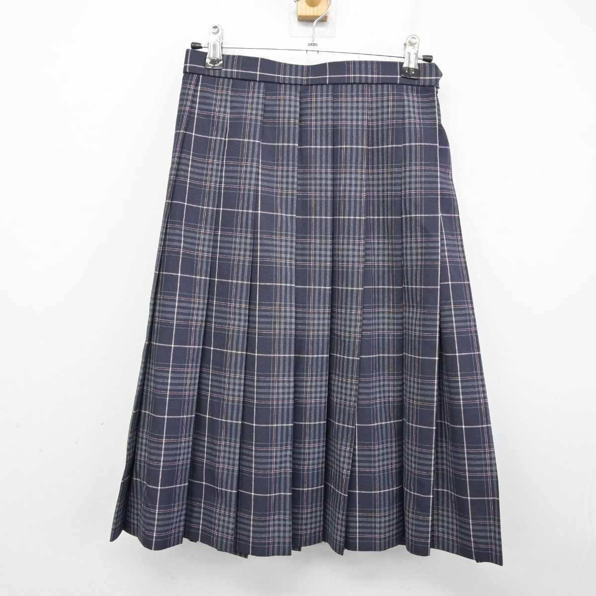 【中古】東京都 十条富士見中学校 女子制服 4点 (ブレザー・ベスト・スカート) sf058243