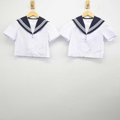 【中古】愛知県 名古屋市立猪高中学校 女子制服 4点 (セーラー服・スカート) sf058293