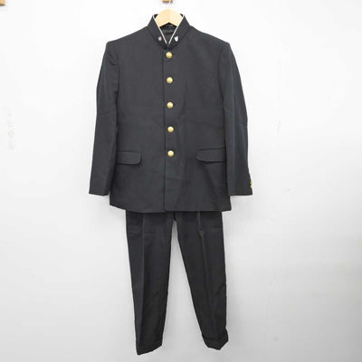 【中古】埼玉県 大宮工業高等学校 男子制服 4点 (学ラン・ズボン) sf058296