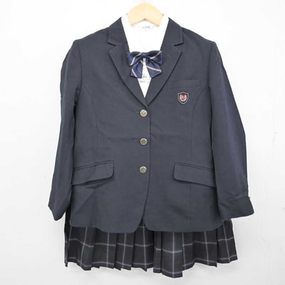 【中古】東京都 日本大学豊山女子高等学校 女子制服 5点 (ブレザー・シャツ・スカート) sf058303