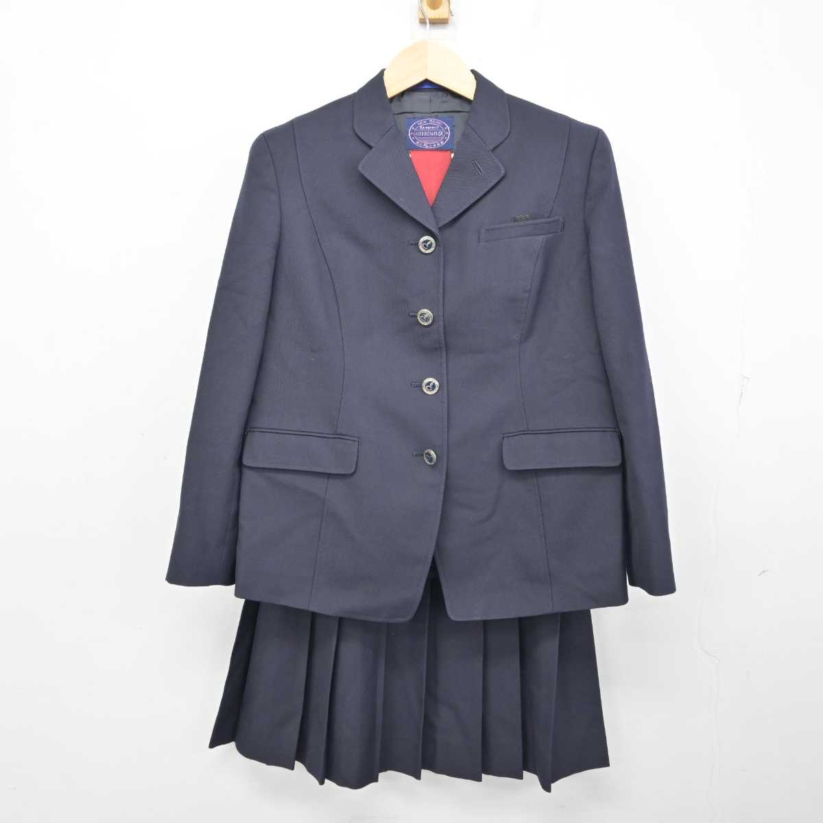 【中古】兵庫県 三田松聖高等学校 女子制服 3点 (ブレザー・スカート) sf058312