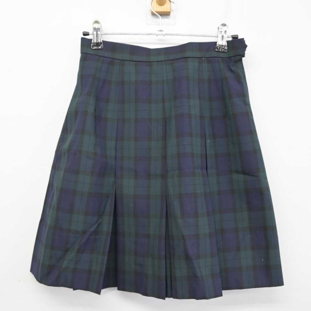 【中古】神奈川県 横浜市立森中学校 女子制服 2点 (シャツ・スカート) sf058354