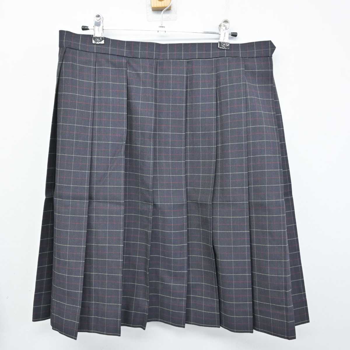 【中古】山梨県 北杜高等学校 女子制服 2点 (スカート) sf058406