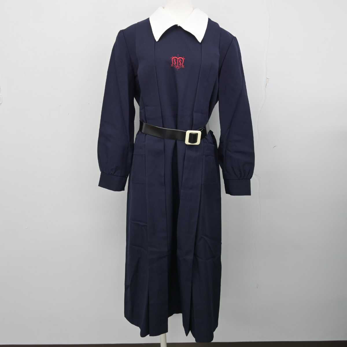 【中古】兵庫県 松蔭中学校・松蔭高等学校 女子制服 2点 (ワンピース) sf058407