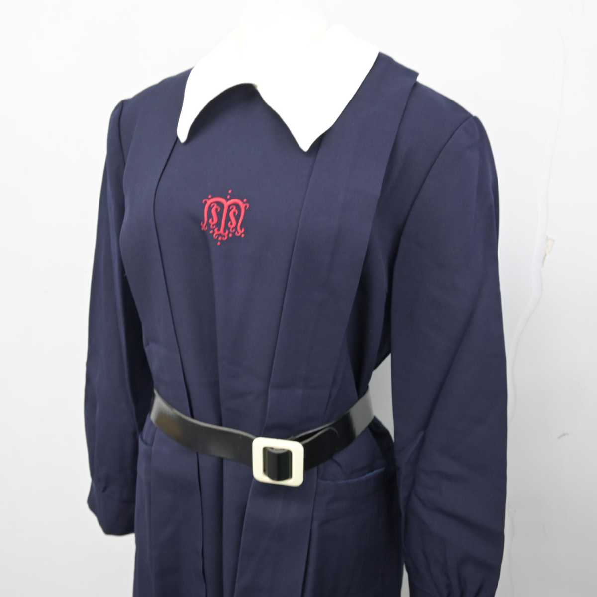 【中古】兵庫県 松蔭中学校・松蔭高等学校 女子制服 2点 (ワンピース) sf058407