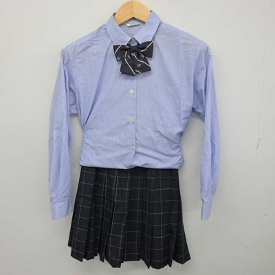 【中古】東京都 千歳丘高等学校 女子制服 5点 (ブレザー・シャツ・スカート) sf058420