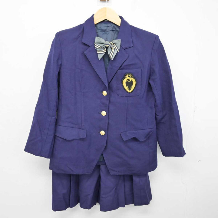 【中古】東京都 青稜高等学校 女子制服 3点 (ブレザー・スカート) sf058445