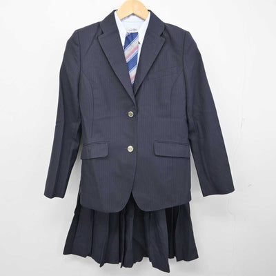 【中古】埼玉県 大宮開成高等学校 女子制服 4点 (ブレザー・シャツ・スカート) sf058465