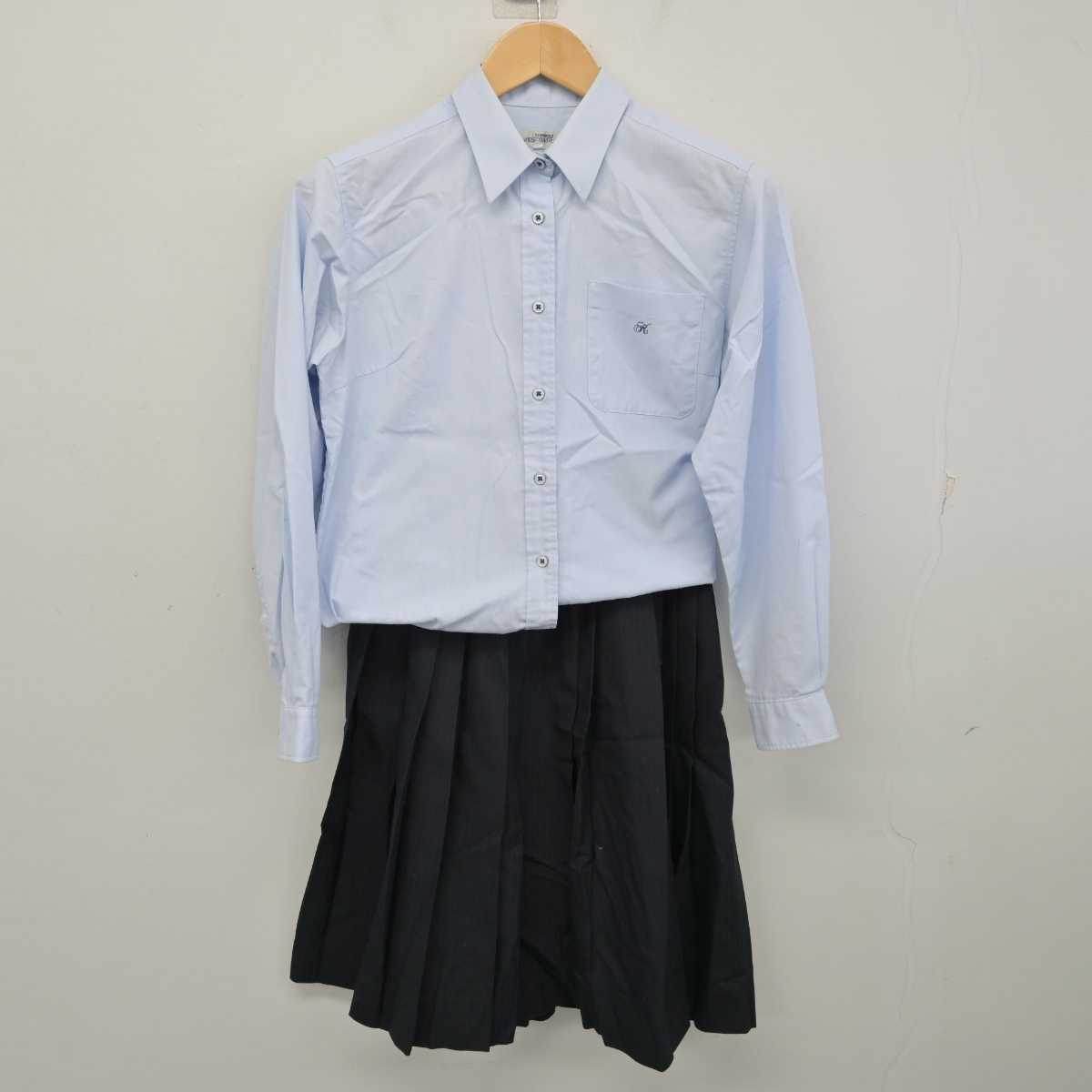 【中古】埼玉県 大宮開成高等学校 女子制服 4点 (ブレザー・シャツ・スカート) sf058465