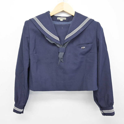 【中古】熊本県 八代高等学校 女子制服 4点 (セーラー服・ジャンパースカート) sf058471