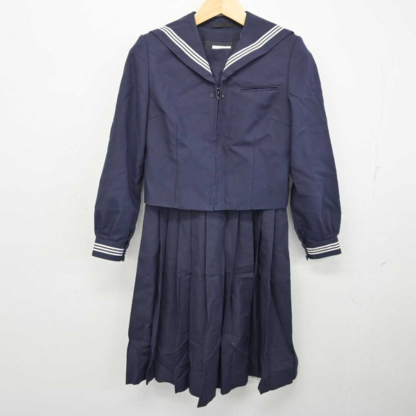 【中古】東京都 瑞江第二中学校 女子制服 2点 (セーラー服・ジャンパースカート) sf058474 | 中古制服通販パレイド