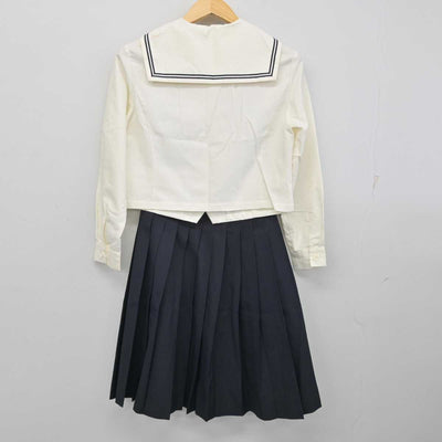 【中古】愛知県 桜花学園高等学校 女子制服 2点 (セーラー服・スカート) sf058489